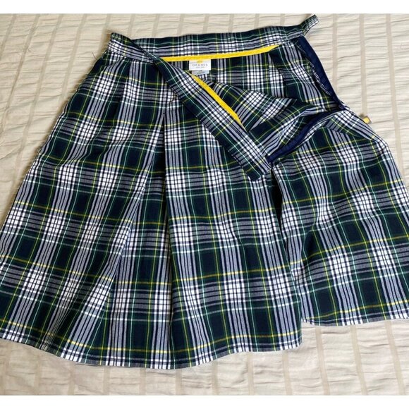 Dennis Uniform Girls Junior Carden Plaid Pleated Skirt, J9 - Picture 4 of 8